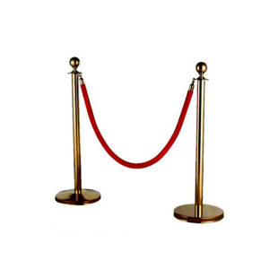 پایه راهبند تشریفاتی طلایی