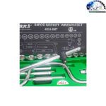 مجموعه 24 عددی آچار بکس هنس مدل 6MT-4624