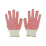 دستکش نخی خالدار بافتنی