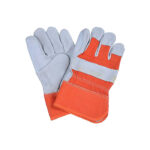 دستکش کف دوبل چرمی مهندسی